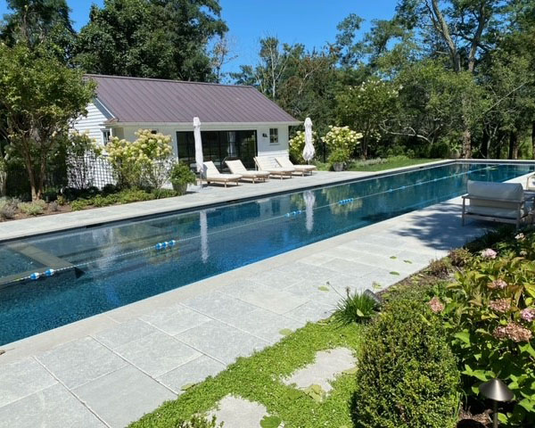 Pyrenees Grey, Old Heritage limestone pavers and pool copings 1